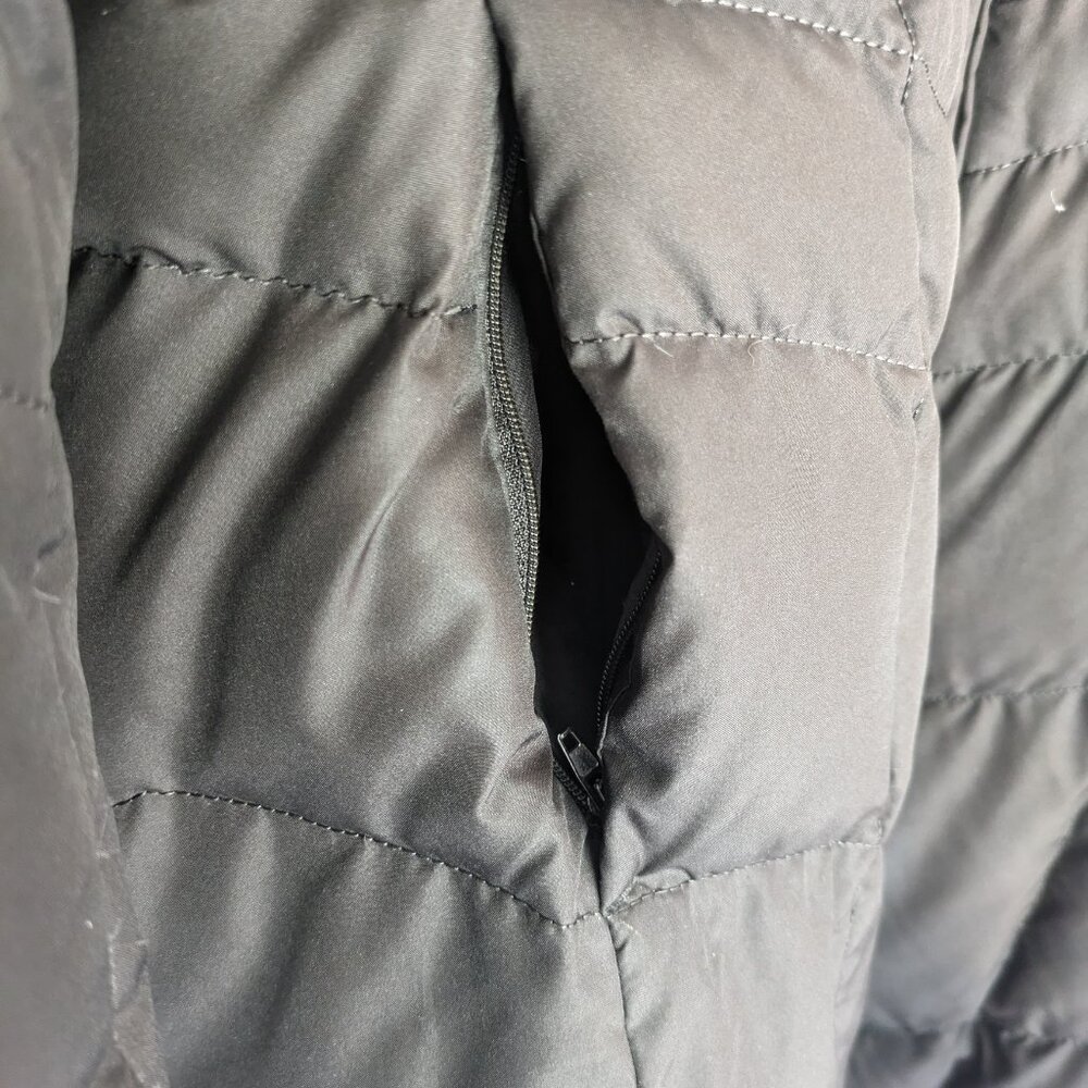 Lands End women's brown down coat - Picture 6 of 11